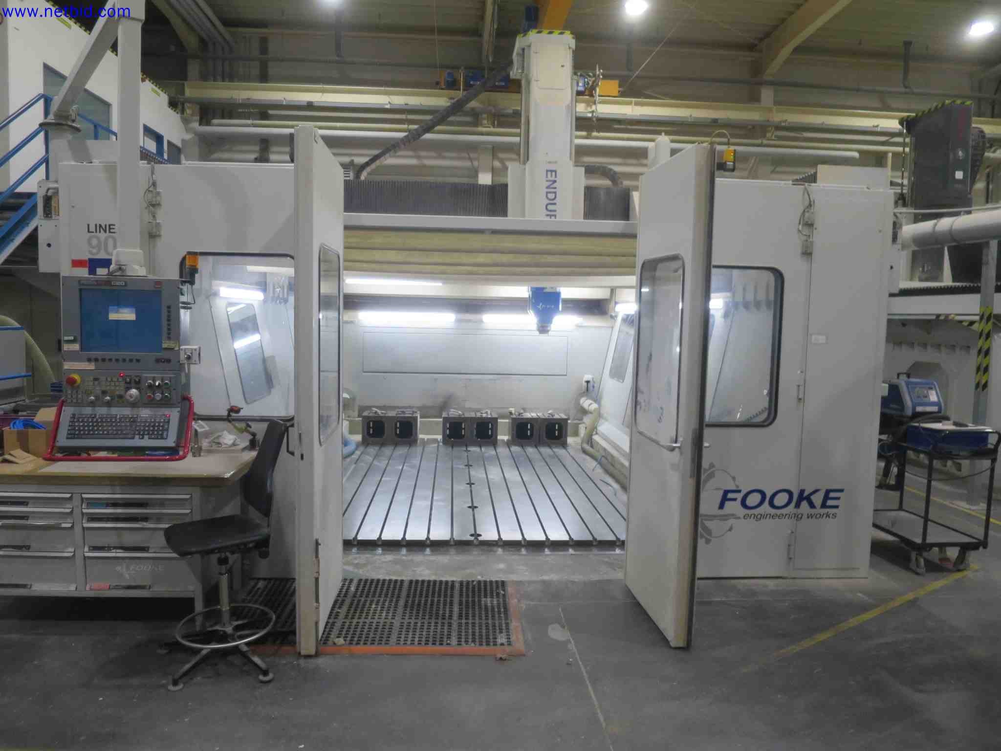 Langbettportalfräsmaschine (Fräse 2) Fooke Endura 905 Linear